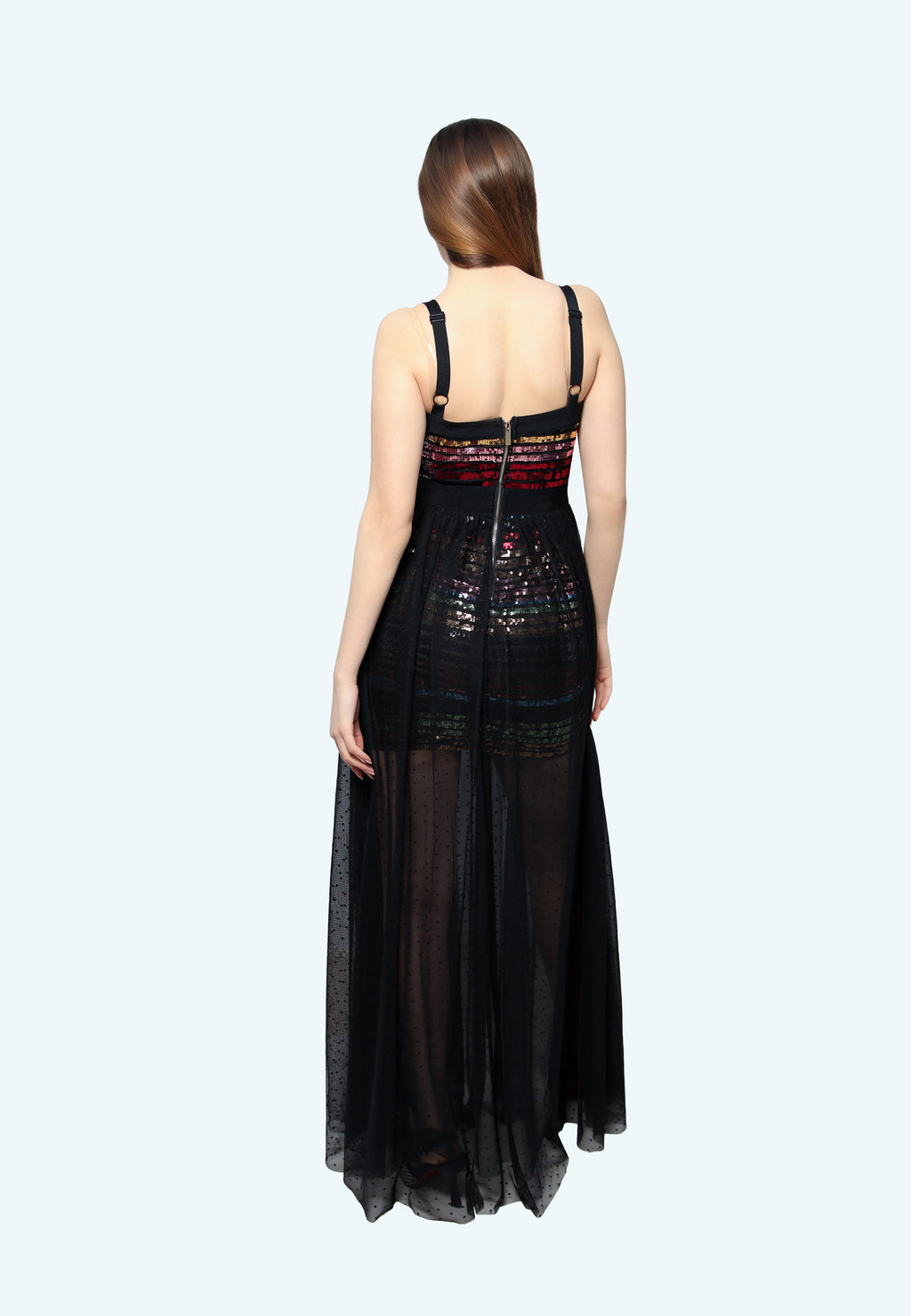 فستان ليلة النجوم ترتر